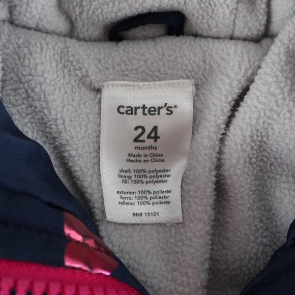 CARTER'S jacket, girl's size 24M - Picture 4 of 4